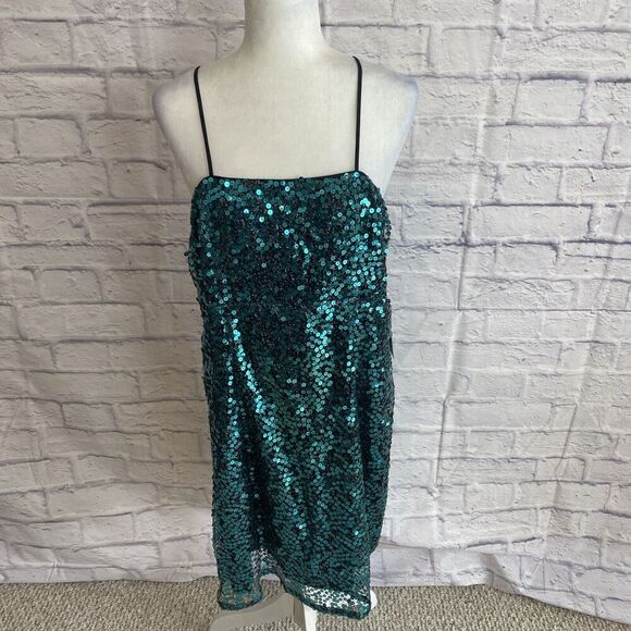Leith Dresses & Skirts - Leith NWT Green Lake Sequin Slip Formal Party Special Occasion Dress Size Large